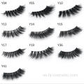 Partihandel 3D Faux Mink Lashes Osynliga Band Silke Ögonfransar